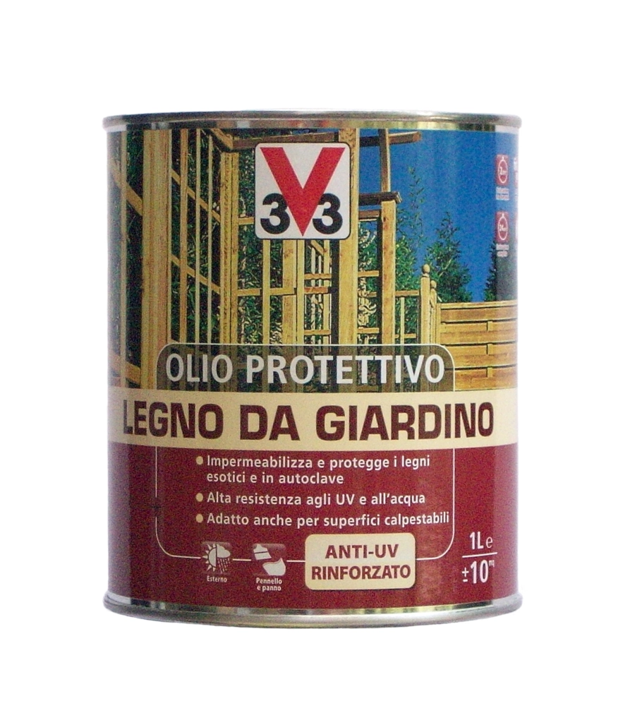 Olio protettivo saturatore  terrazze e legno esterno, incolore - 1 litro